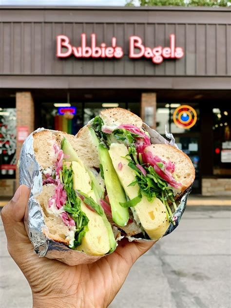 Bubbies bagels traverse city  Visit her downtown for lots of great cheese options!